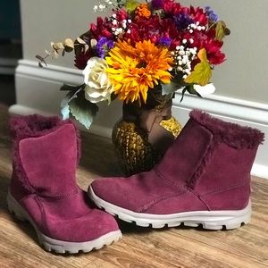 Skechers Go Walk Suede Booties -Womens 7.5